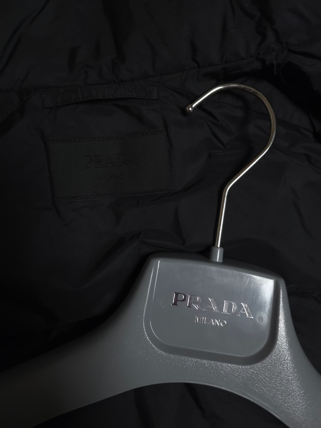 [50] 프라다 리나일론 패딩 자켓 블랙(SGB112) 상품이미지7