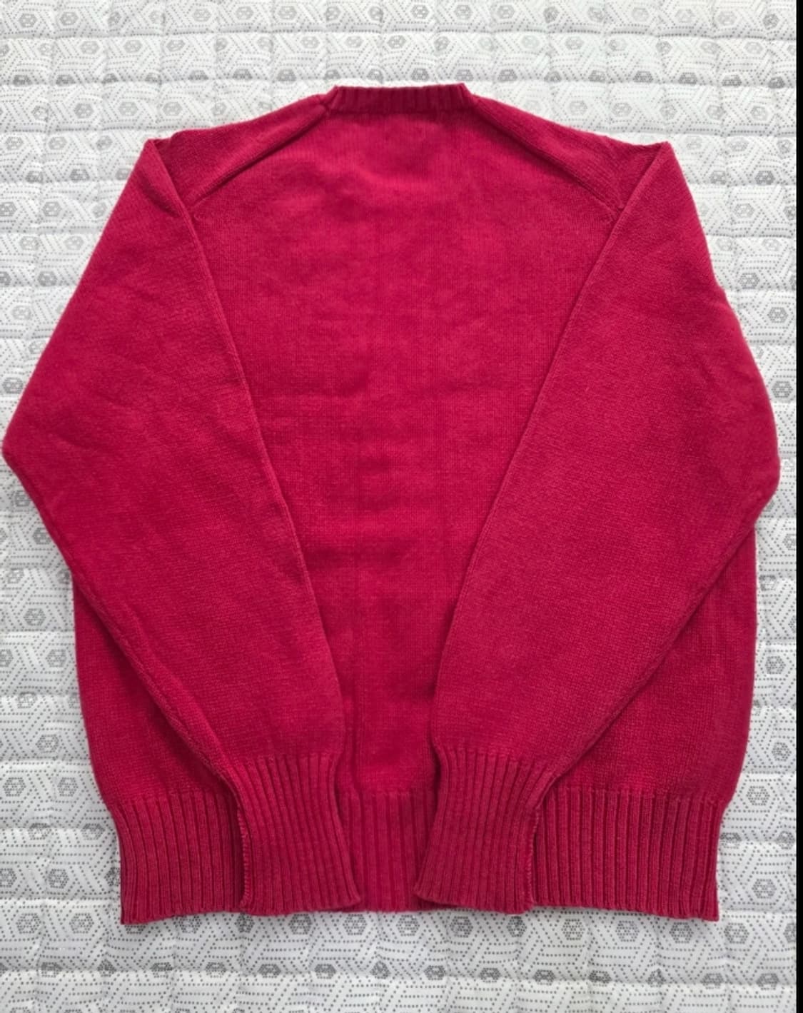 폴로 랄프로렌 레드 크루넥 니트 100 상품이미지6