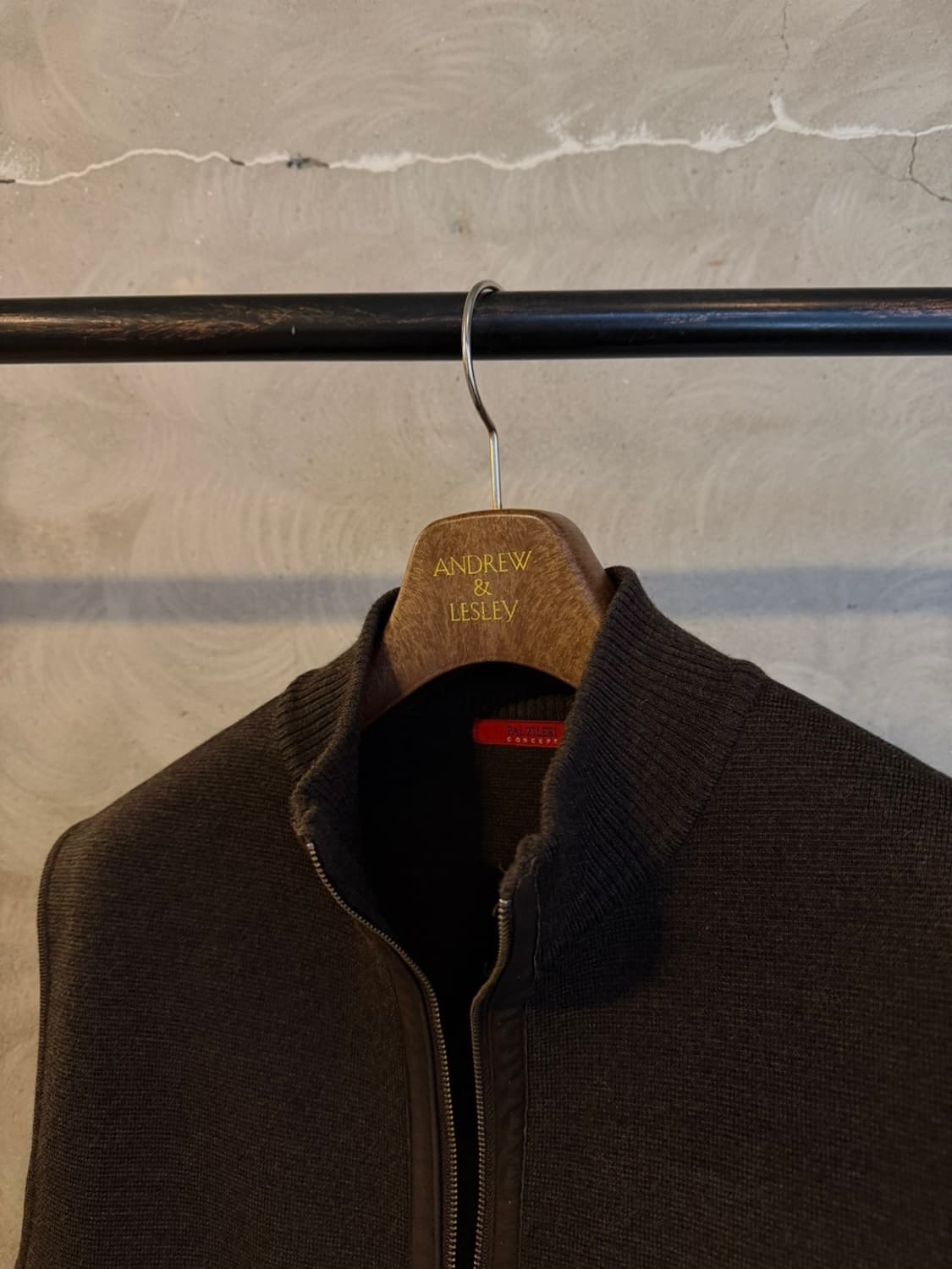 빨질레리 니트짚업 남성100 상품이미지5