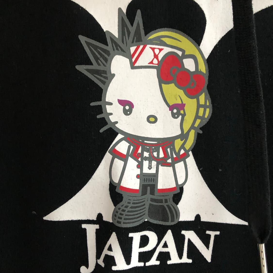 요시키티 블랙 후드티 상품이미지3