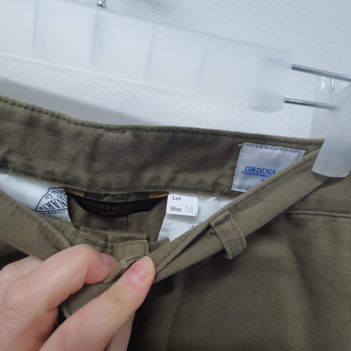 유니폼브릿지 올리브 치노팬츠 상품이미지3