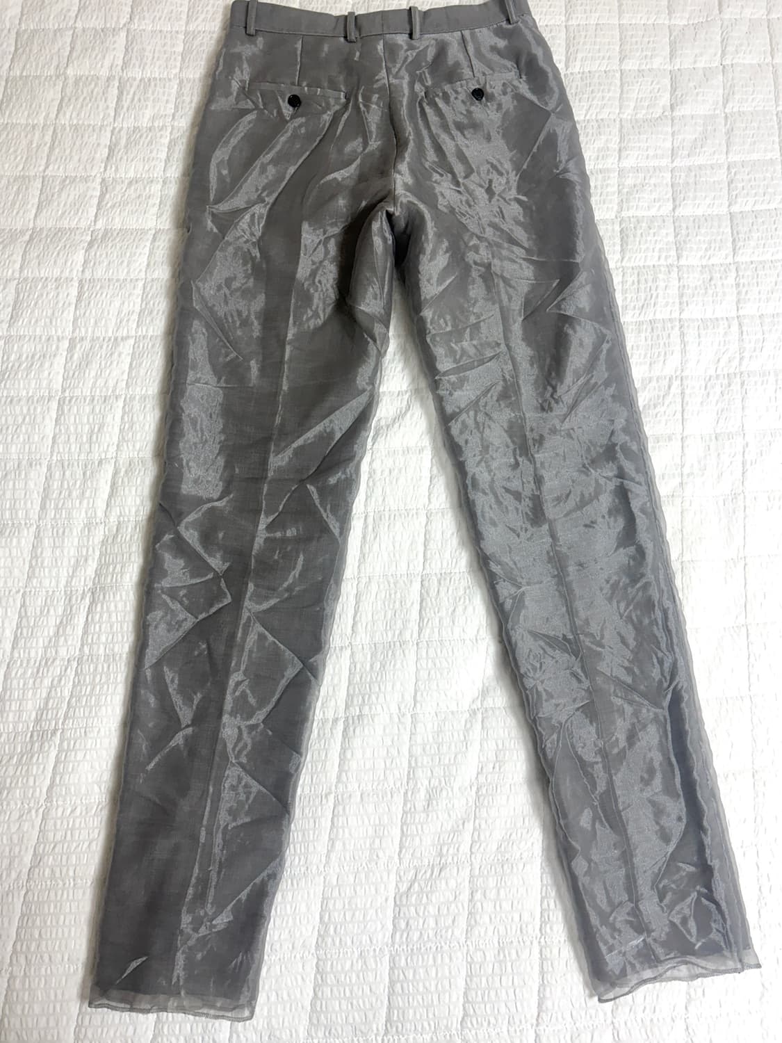 Y/project organza tailored pants 상품이미지2