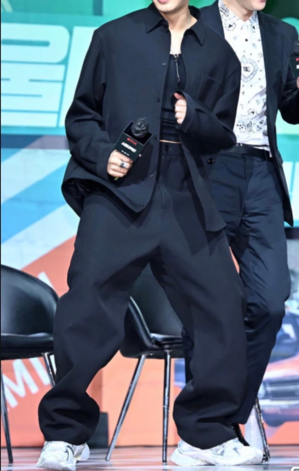 [S]발렌시아가 울 테일러드 라지 배기 팬츠 상품이미지2