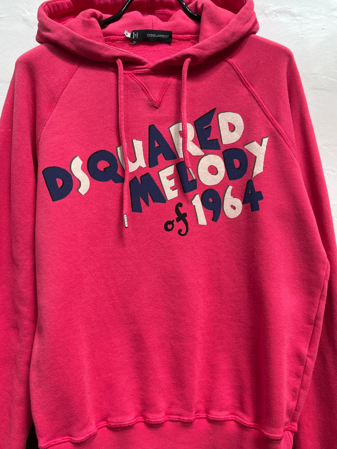 Dsquared2 핑크 로고 후드티 S 상품이미지3
