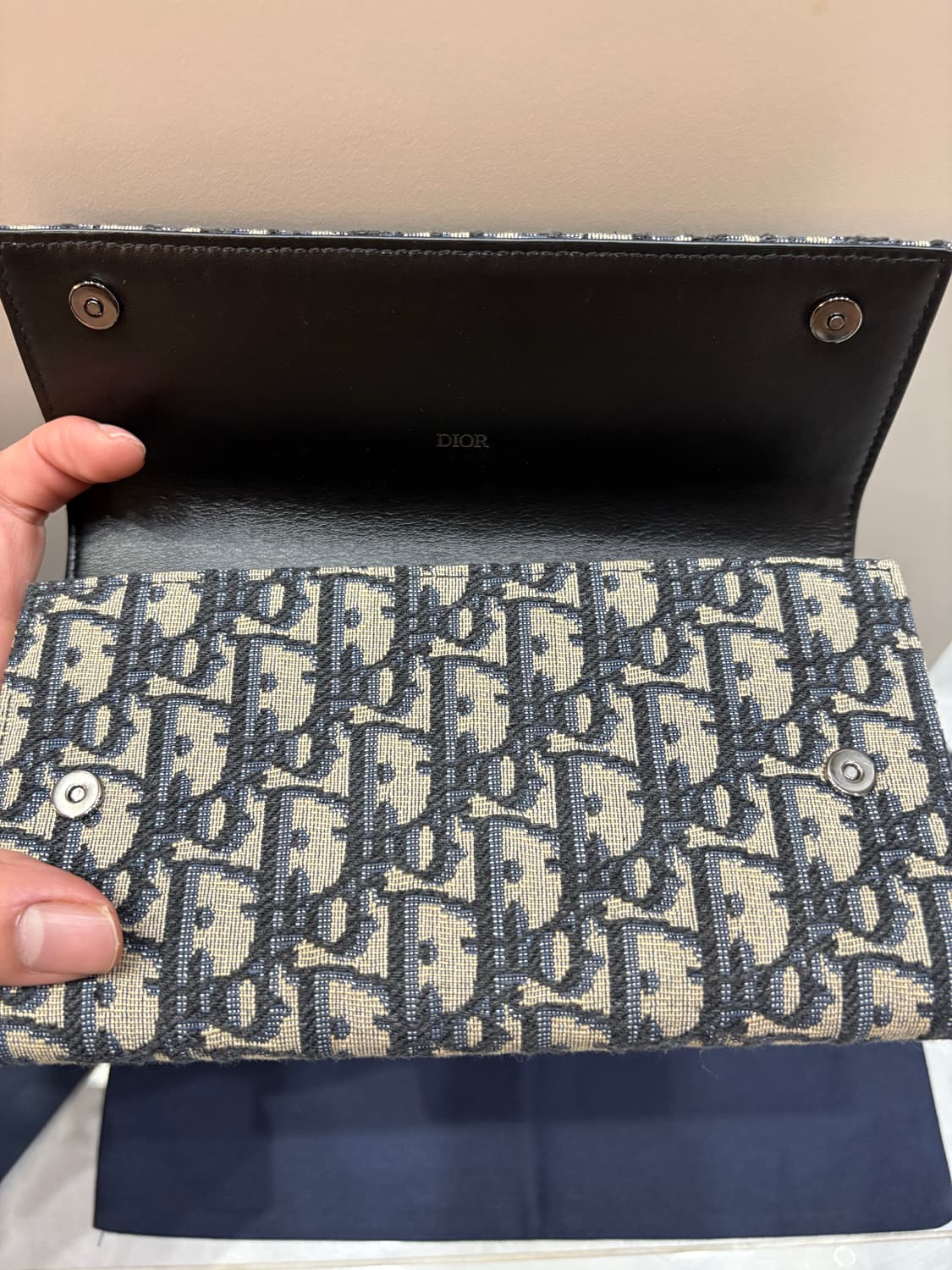 디올 플랩 장지갑 상품이미지5