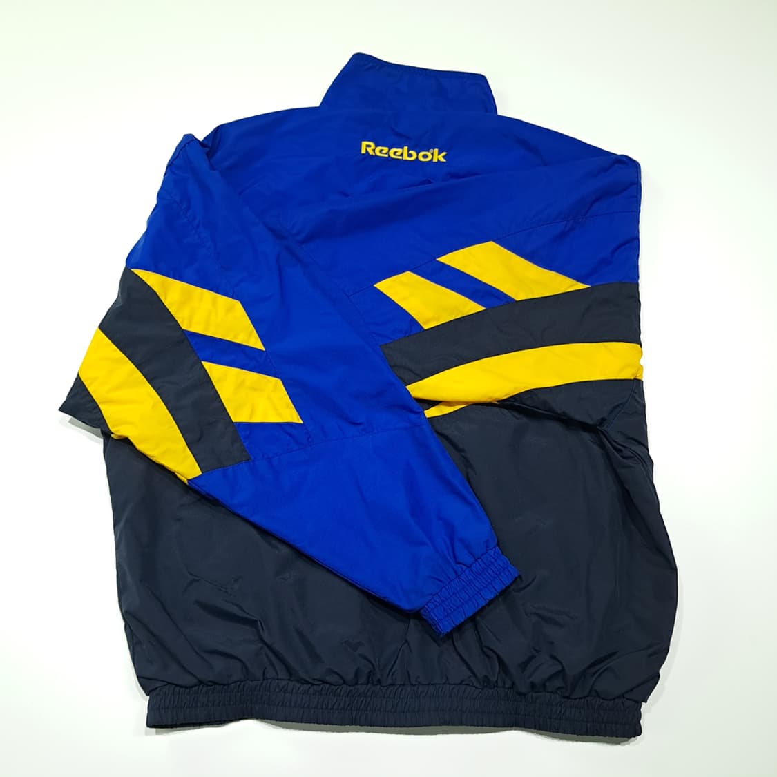 CK061 M 리복 90s 올드스쿨 블루&네이비 컬러블록 자켓 상품이미지8