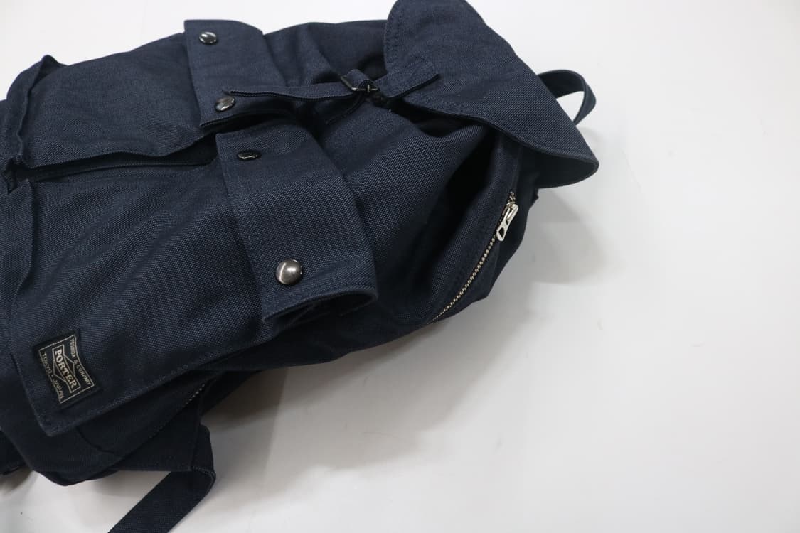 Porter 포터 빈티지 캔버스 투포켓 백팩 럭색 상품이미지5