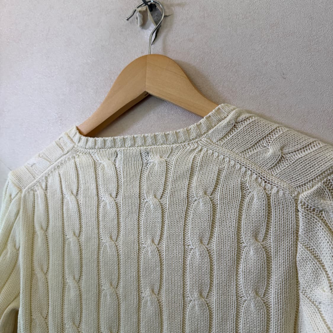 폴로 랄프로렌 브이넥 코튼 스웨터니트 M(55정도) 상품이미지8