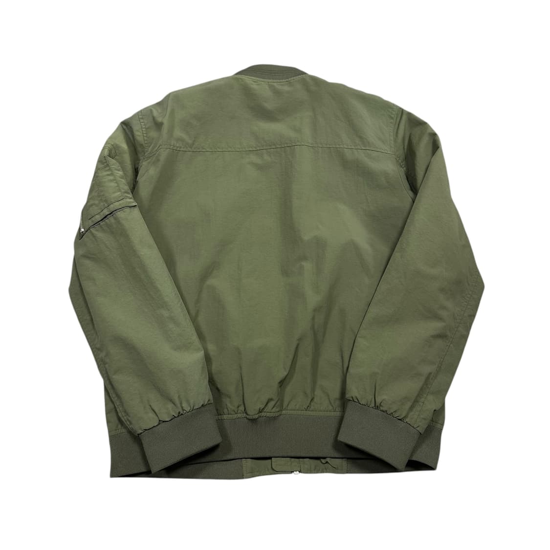 ✨ (만원 빈티지) 게스 카키 은장로고 블루종 바람막이 자켓  상품이미지2