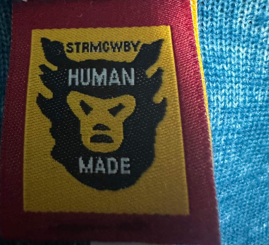 휴먼메이드 후리스 후드 집업 블루 상품이미지9