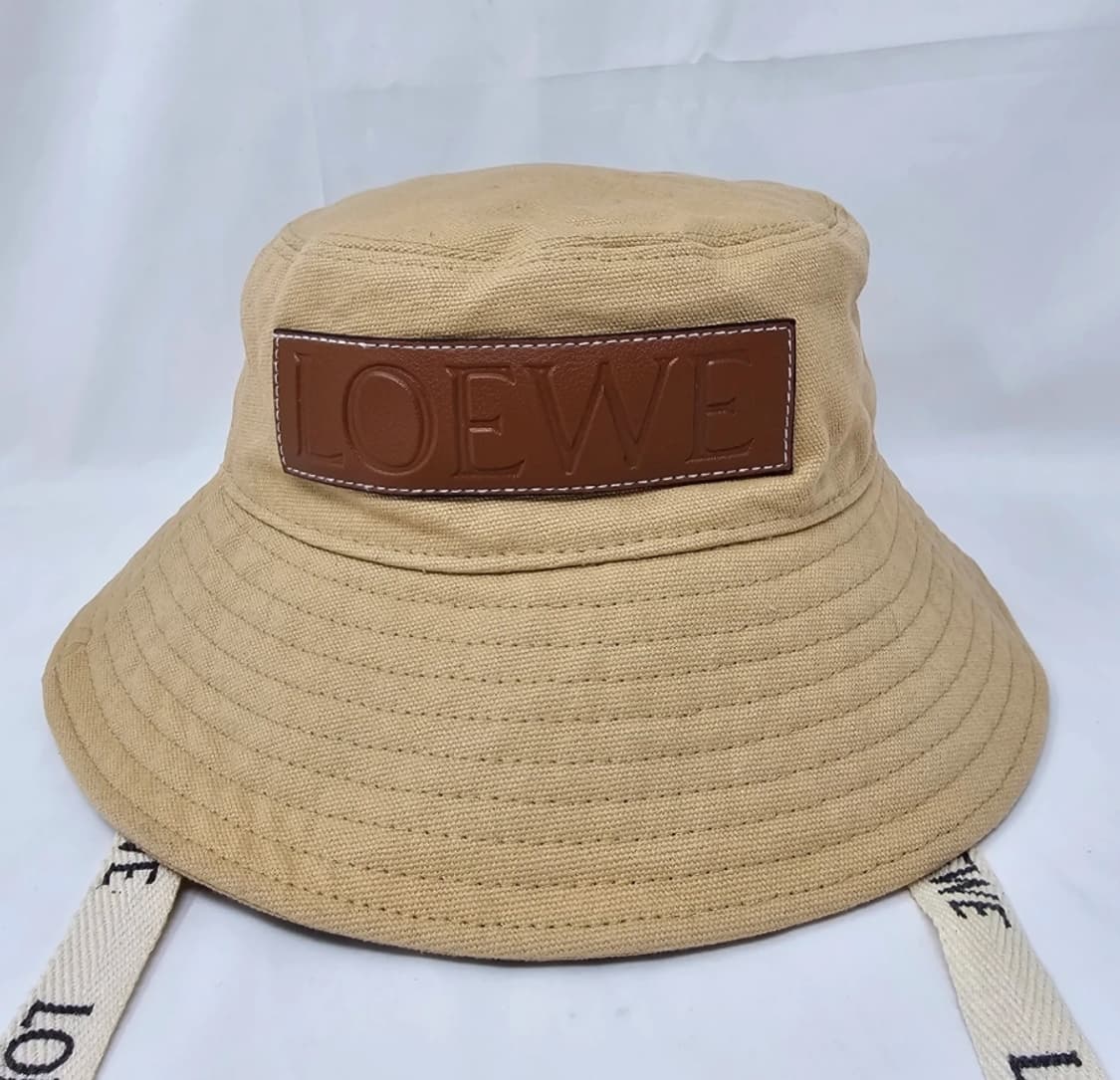 로에베 로고 스트랩 버킷햇 베이지 상품이미지4