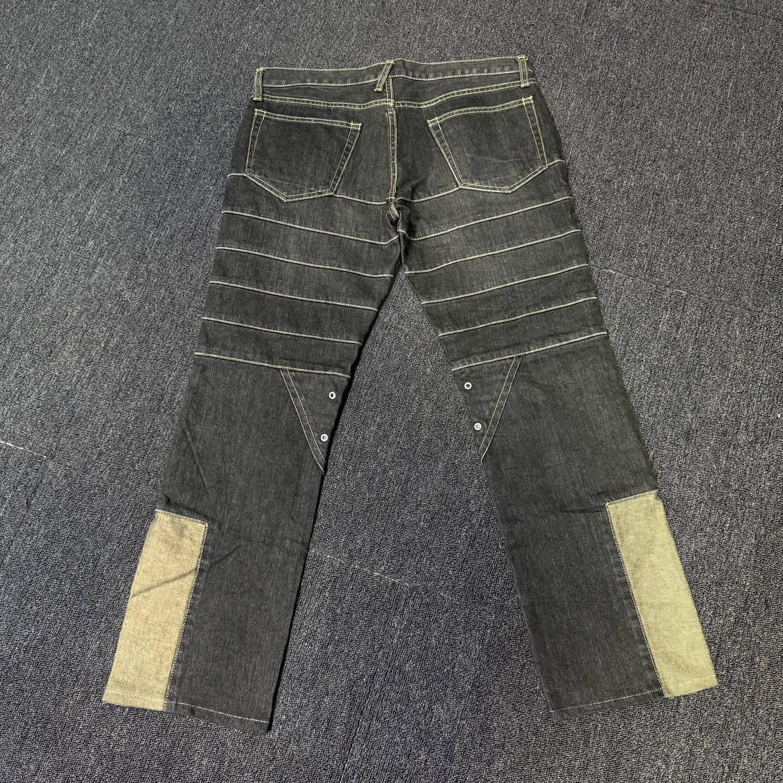 PPFM 패치워크 디테일 데님 팬츠 상품이미지5