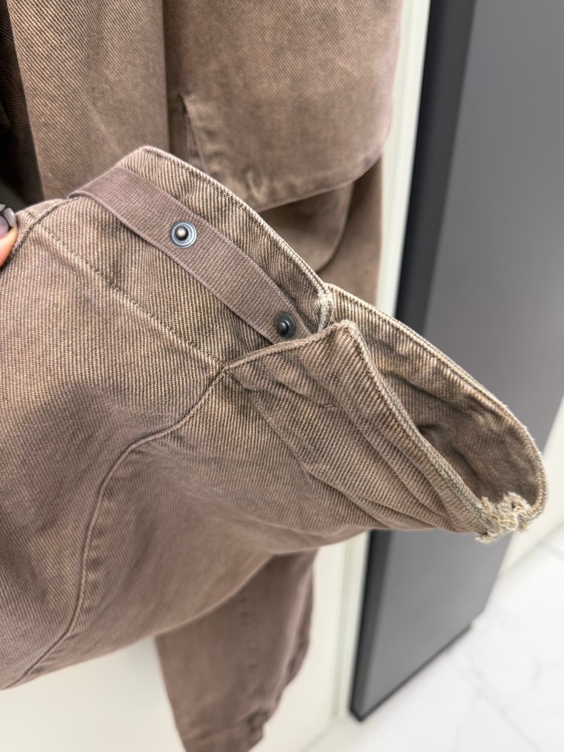 (2) symm mono flap pocket pants brown 상품이미지2