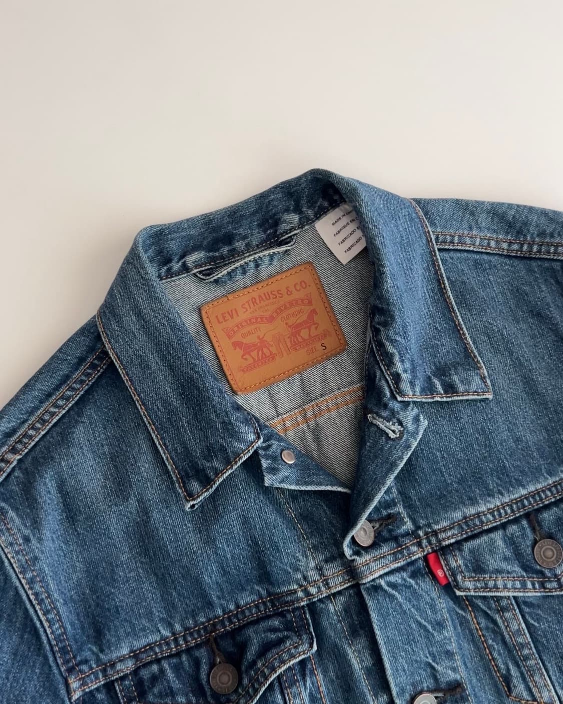 리바이스 데님 자켓 S 상품이미지4
