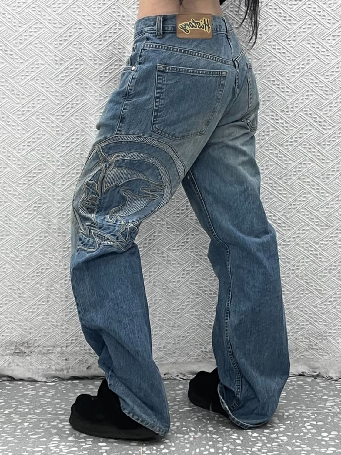 히스토리 빈티지 키치 유니크 스트릿 버니 데님팬츠 32인치 C08544 상품이미지1