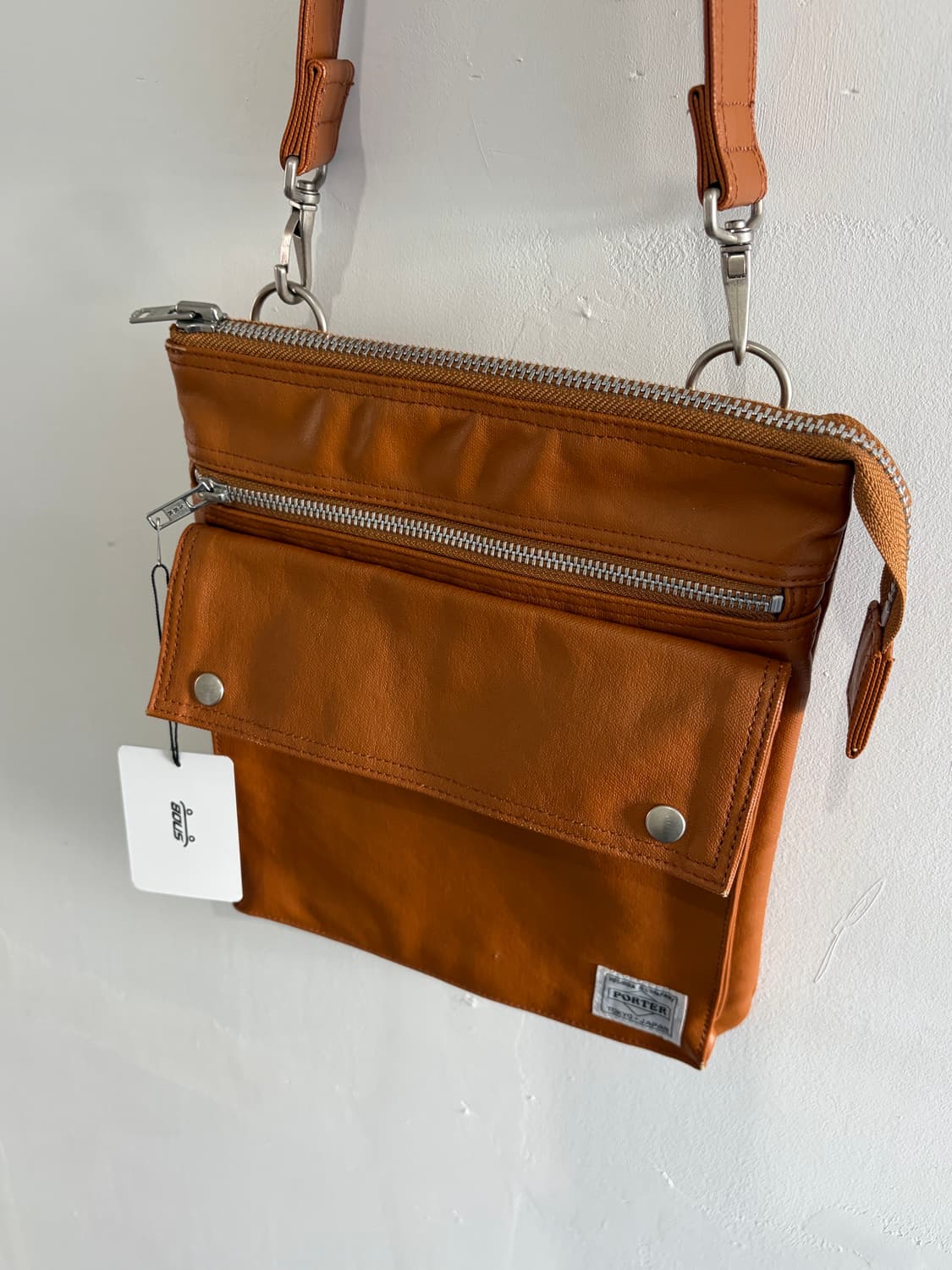 Poter 가죽 카멜 숄더백 상품이미지3