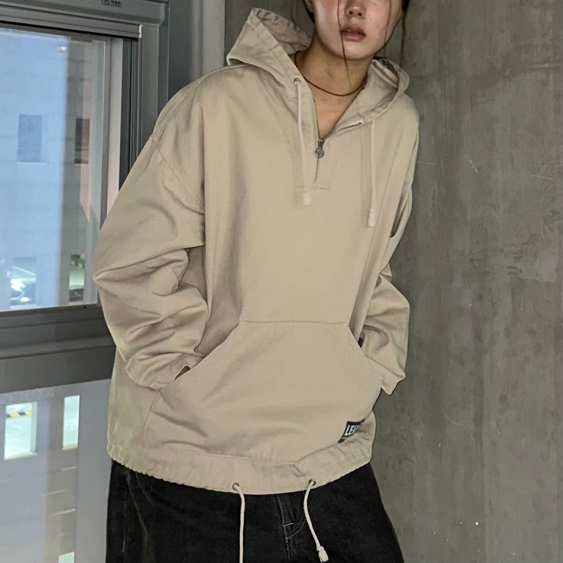 90’s Levi’s half zip-up hoodie 상품이미지1