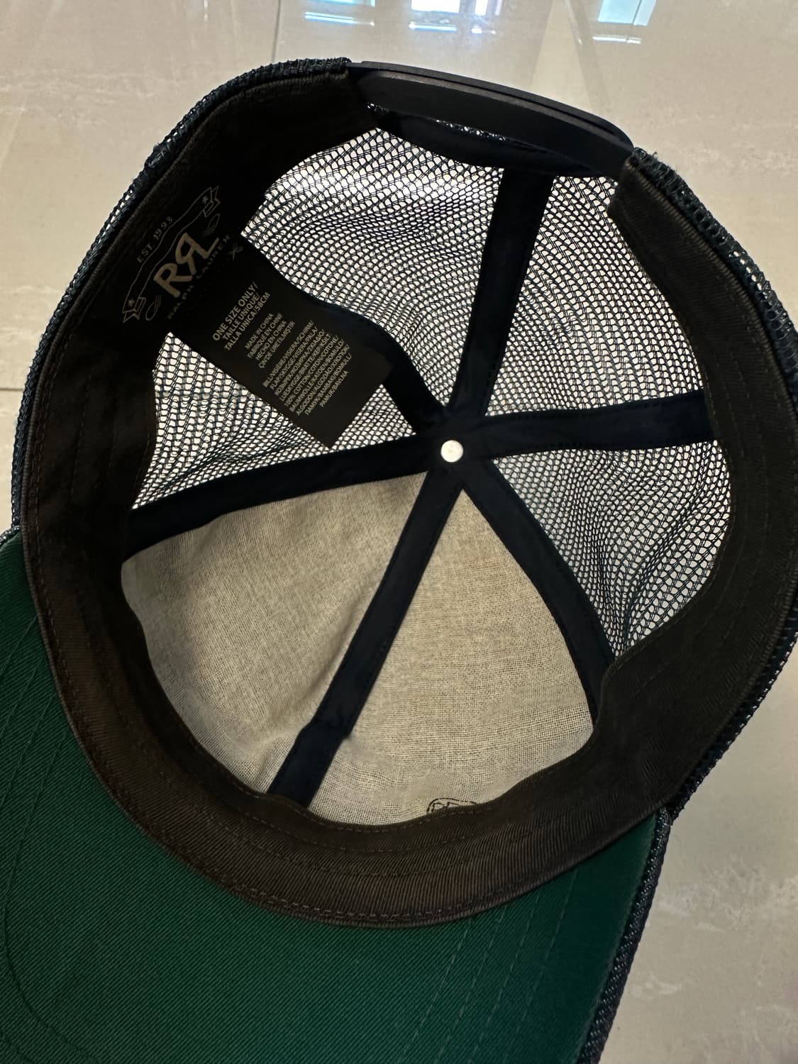 RRL 더블알엘 데님 트러커 볼캡 상품이미지5