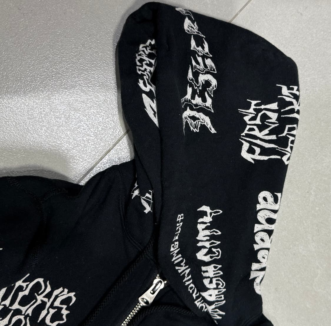 히스테릭 글래머 아카이브 전신 타투 후드 집업 자켓 상품이미지3