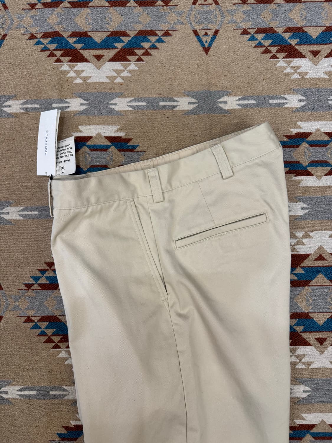 [34] 나나미카 와이드 스트레이트 치노 팬츠 드라이 샌드 상품이미지7