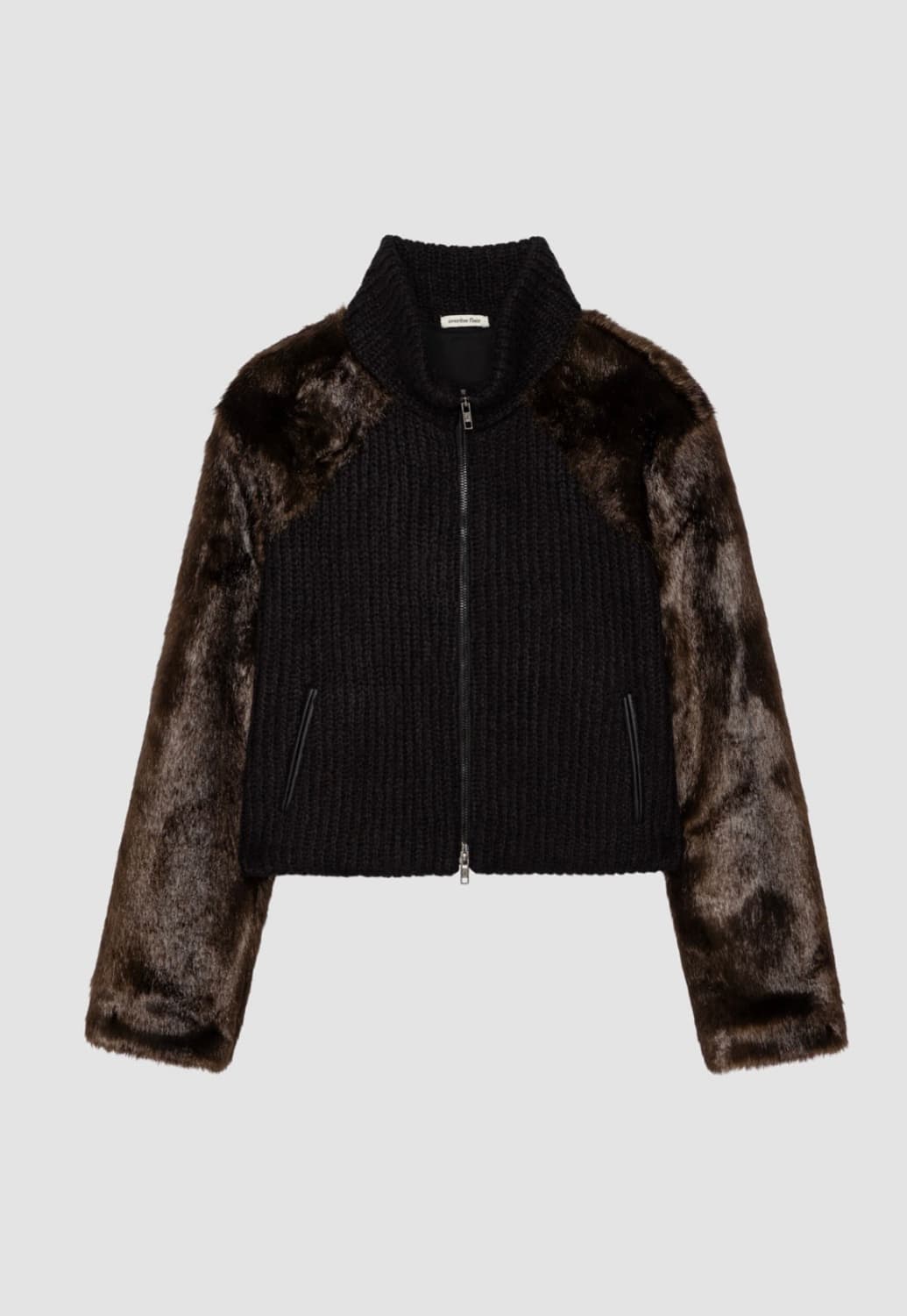 오버듀플레어 퍼 콤비 자켓 팝니다 상품이미지2