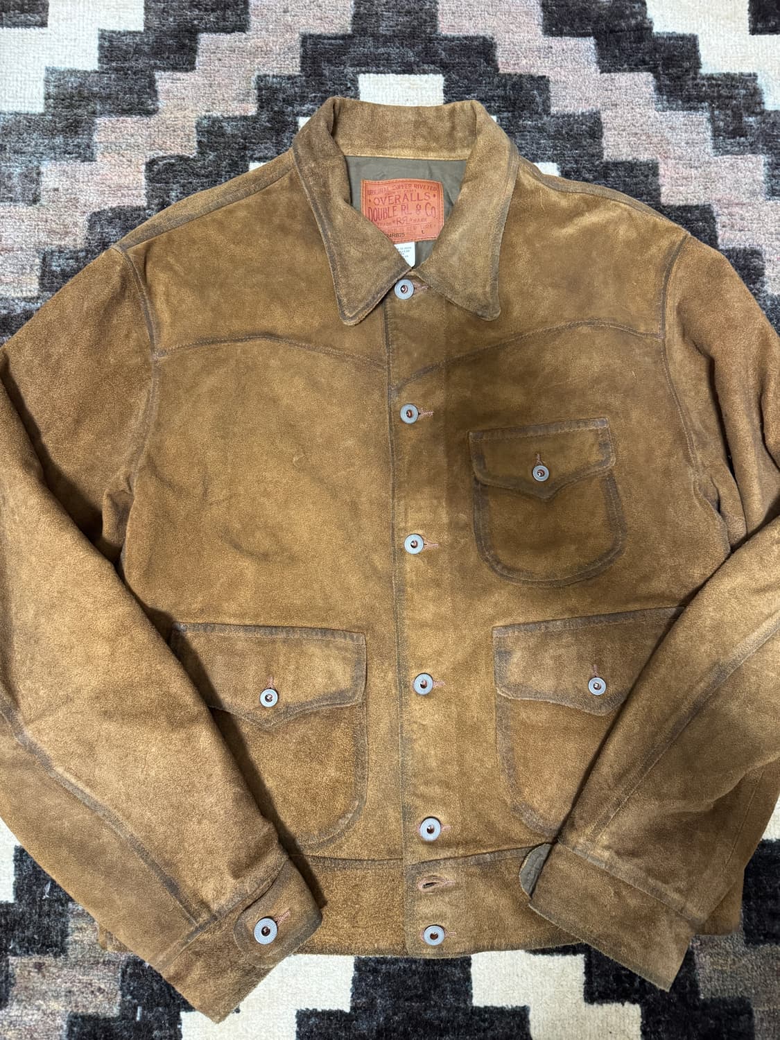 RRL 더블알엘 러프아웃 스웨이드 자켓 L 상품이미지1