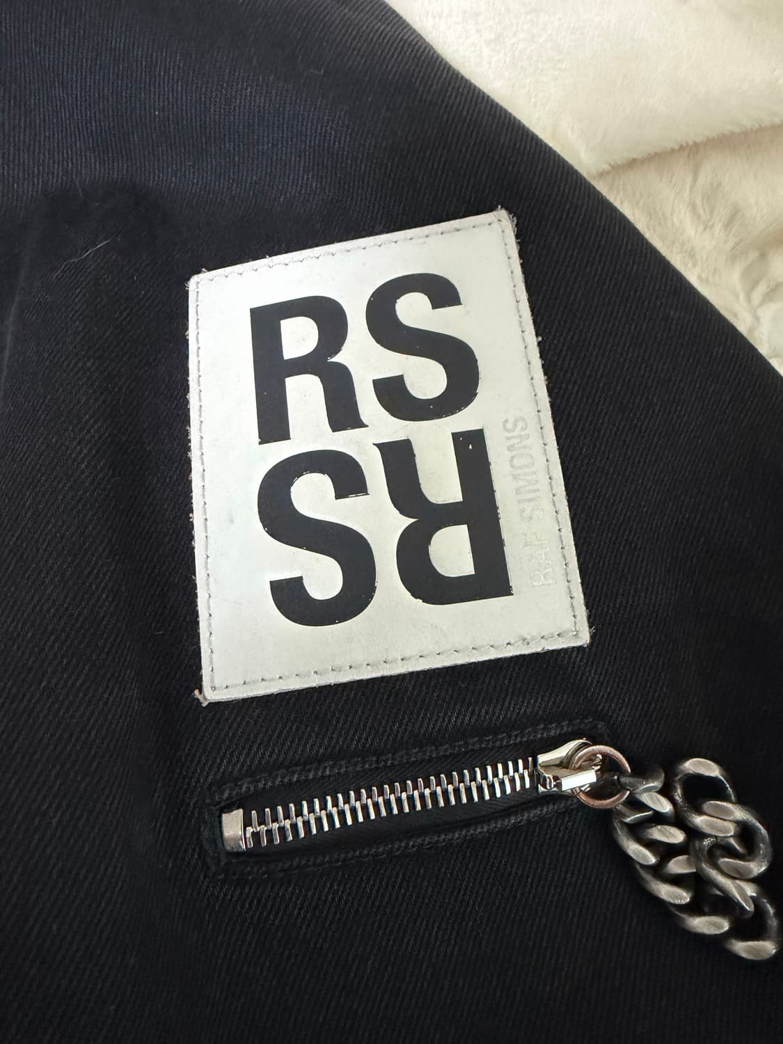 라프시몬스 오버사이즈 데님 체인셔츠 상품이미지3