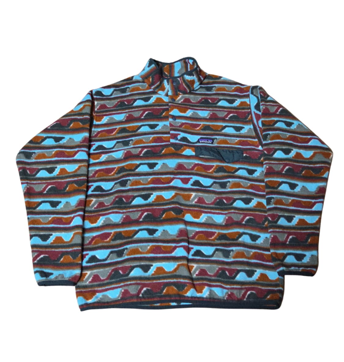 (XL)파타고니아 16s Mexico 물결무늬 패턴 신칠라 플리스 상품이미지1