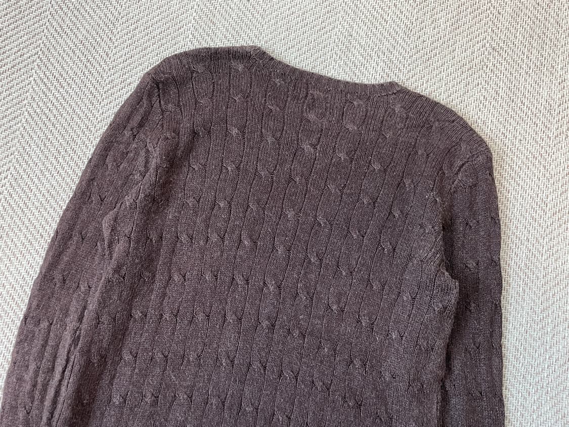 폴로랄프로렌 브라운 케이블 니트  상품이미지9