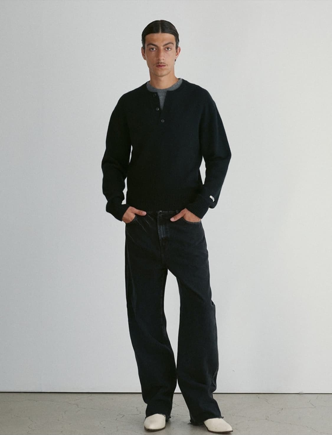 렉토 24FW 레이어드 니트 상품이미지1