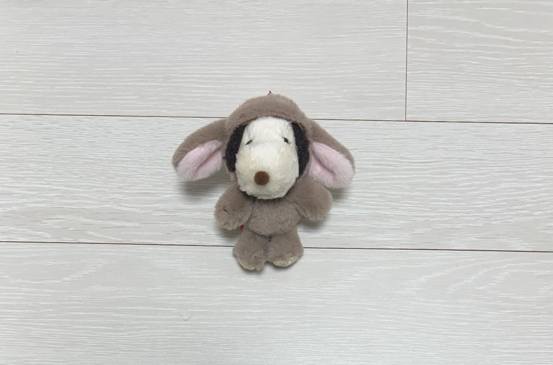 스누피 버니 토끼 키링 브라운 바니 상품이미지1