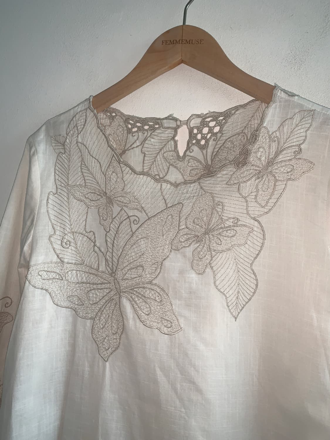 Flower ebroidery blouse 상품이미지2