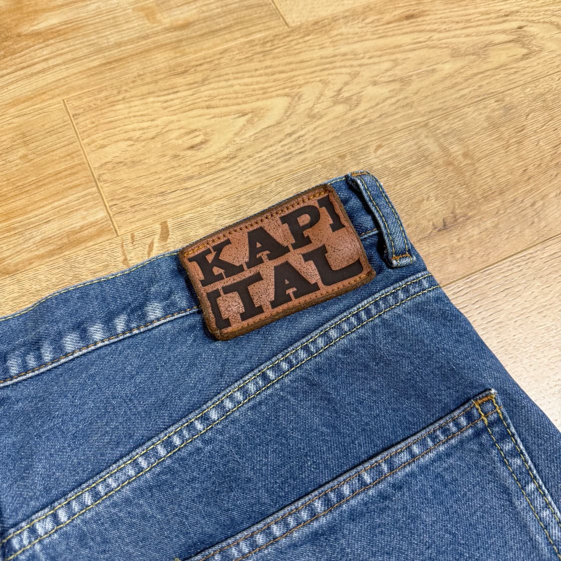 캐피탈 kapital 26SS 오카벨보 패치워크 플레어진 36 상품이미지6