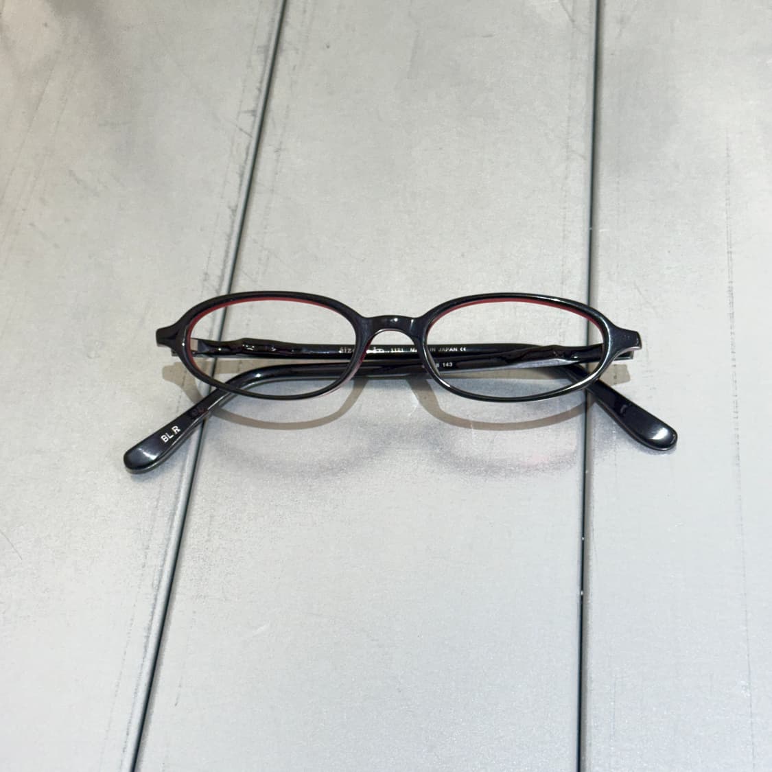 일제 작은 빈티지 긱시크 뿔테안경 상품이미지2