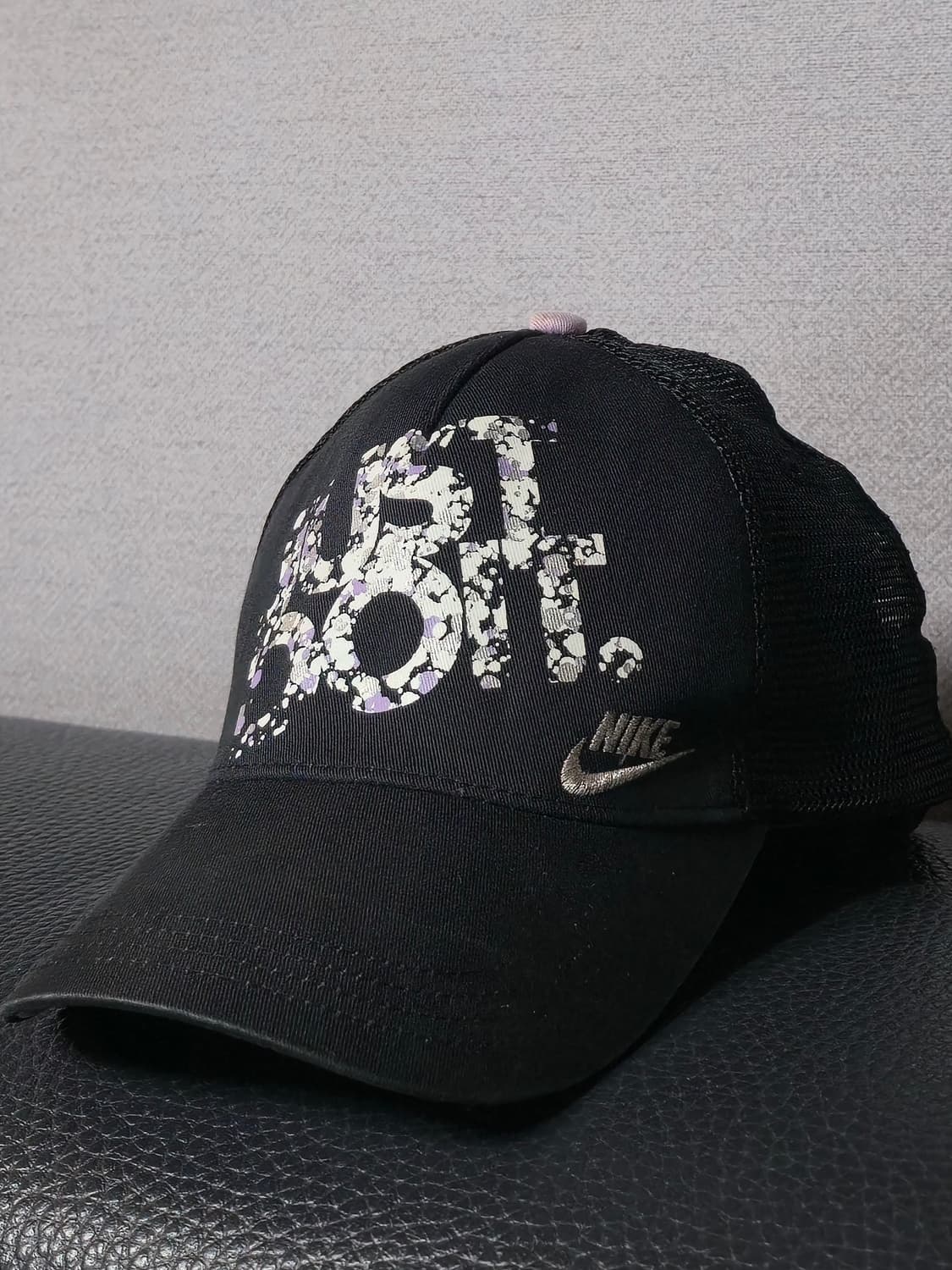나이키 Just Do It 블랙 메쉬캡 모자 free 상품이미지2