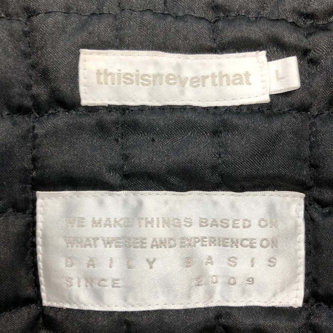 디스이즈네버댓 신슐레이트 스컬 바시티점퍼 L  상품이미지5