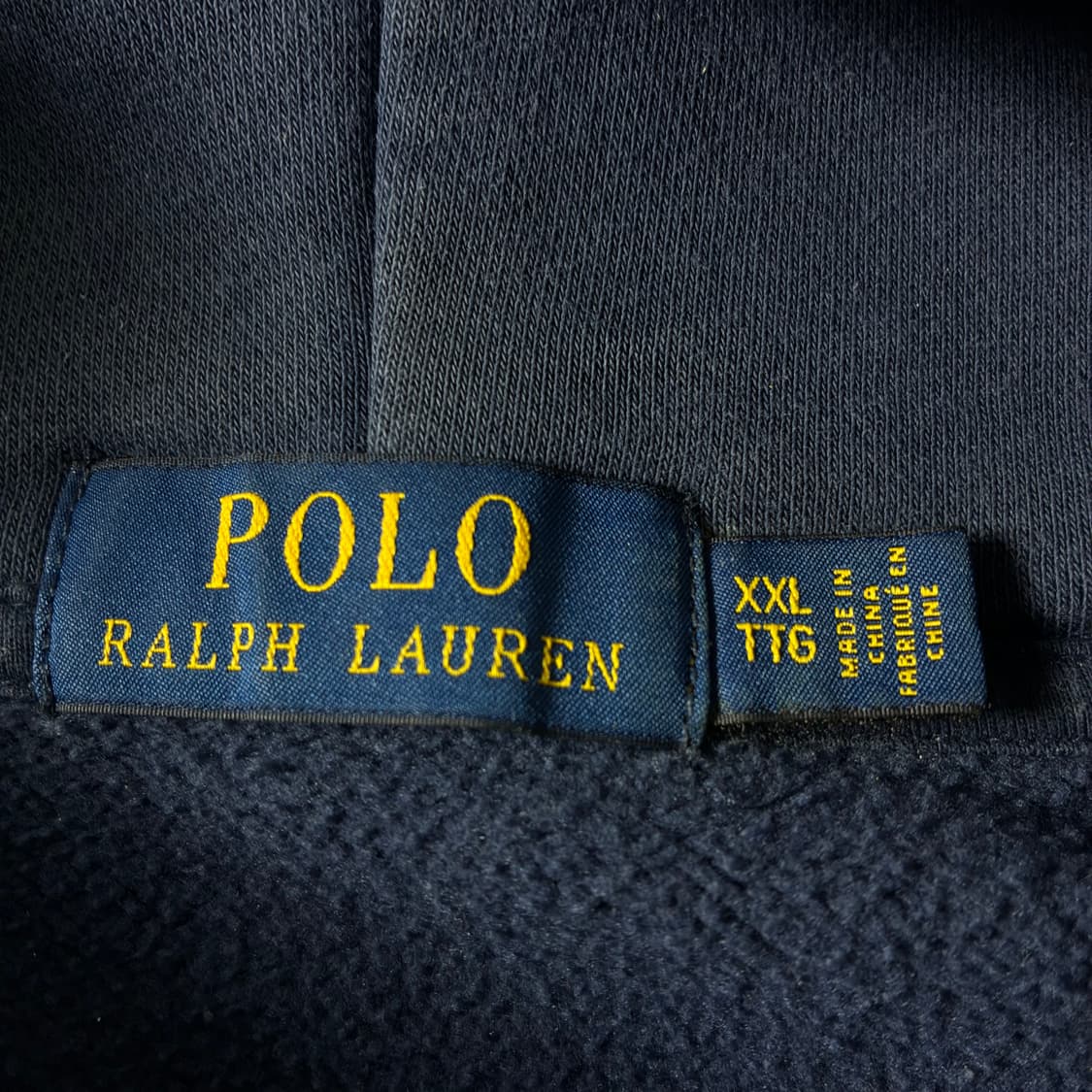 Polo  폴로 랄프로렌 자수 코튼 네이비 후드티  상품이미지4