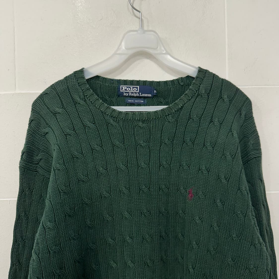 폴로 랄포로렌 꽈배기 니트 상품이미지2