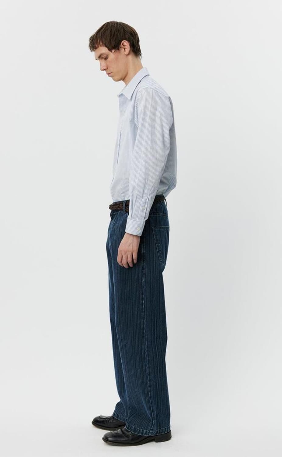 Mfpen STRAIGHT CUT JEANS (BLUE STRIPE) 상품이미지3