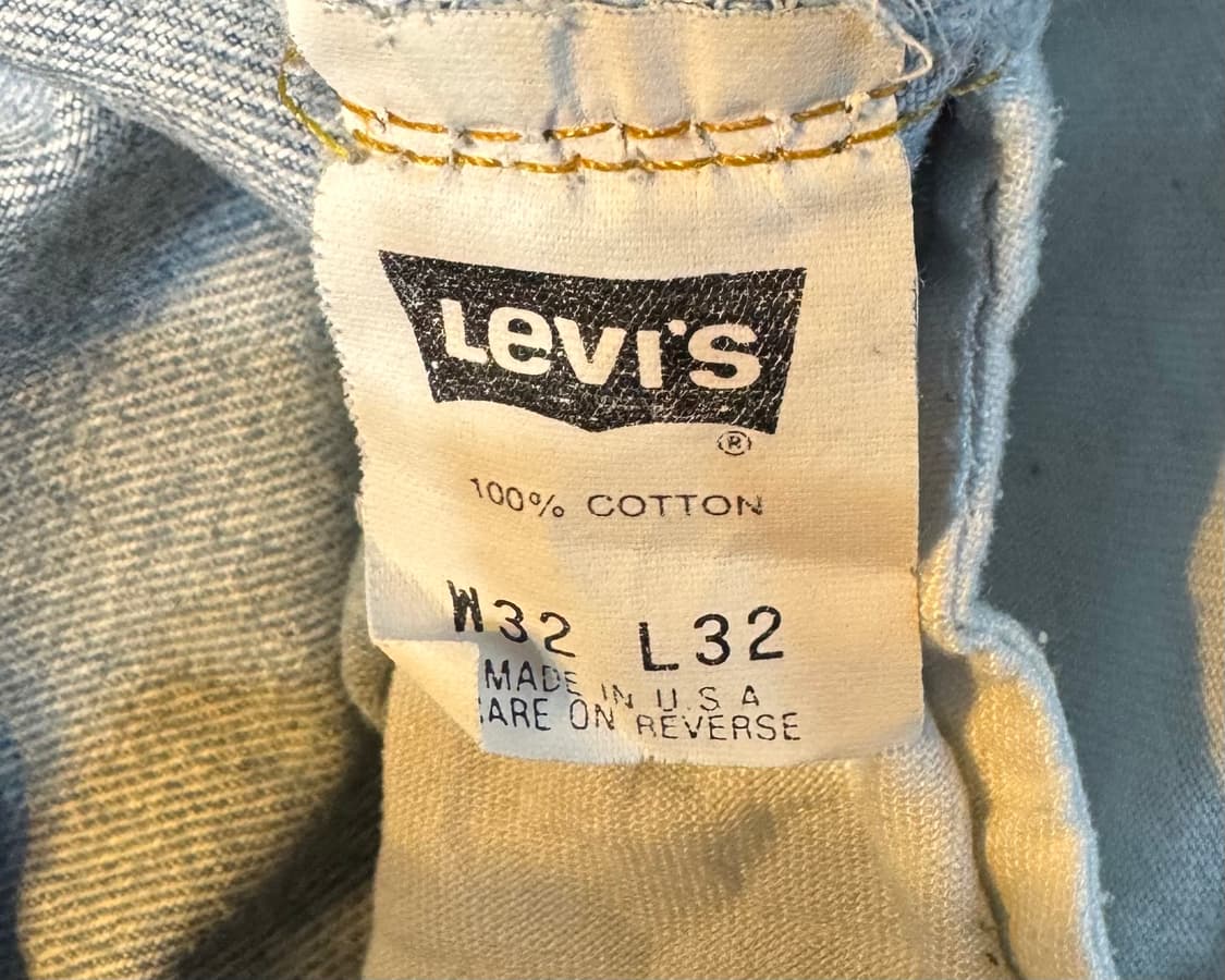 90s usa 빈티지 리바이스 501 데님 32(30~31) (556) 상품이미지4