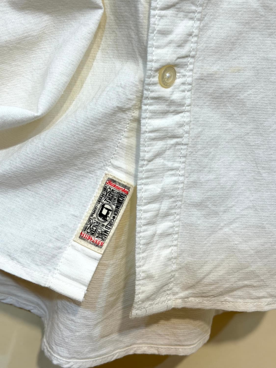 BACK NUMBER 와시 데님 셔츠 상품이미지6