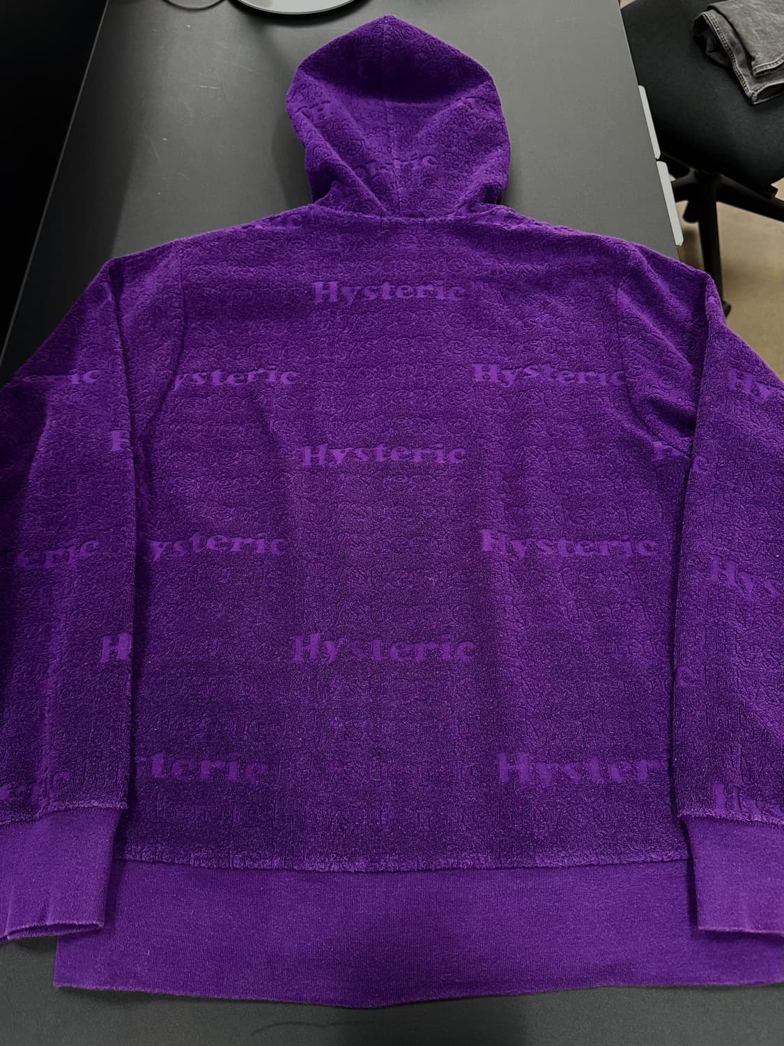히스테릭글래머 엠보싱풀로고 태리 후드집업 상품이미지4