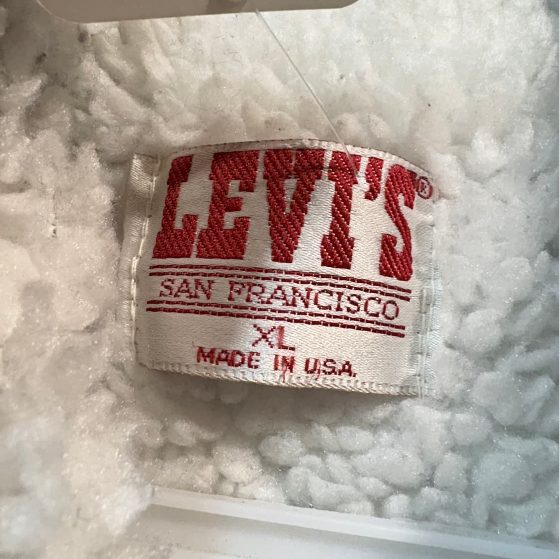 [XL] LEVIs 리바이스 USA 쉐르파 데님 자켓 상품이미지6