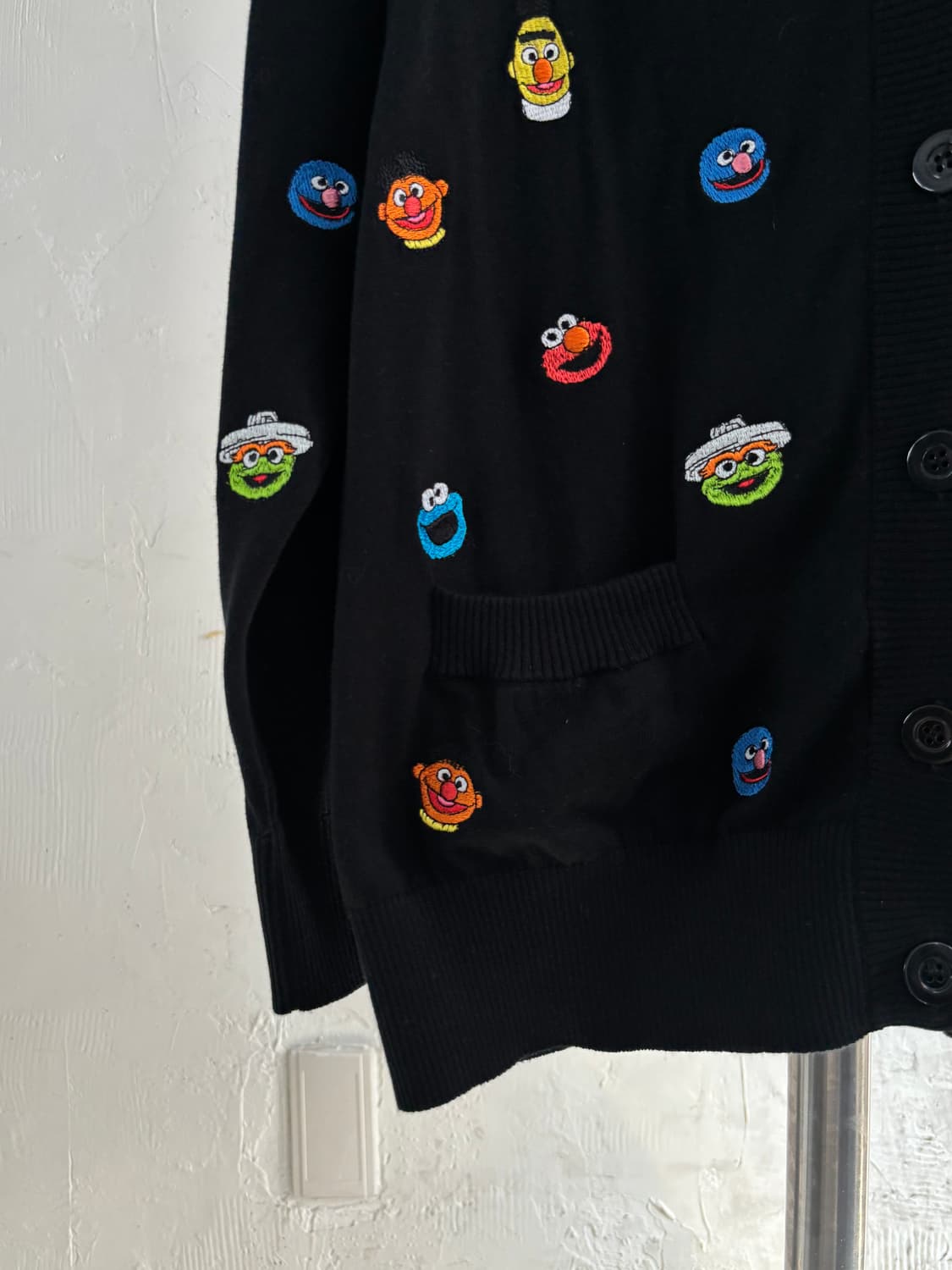 Moschino 모스키노 x 세사미 스트리트 블랙 가디건 상품이미지5