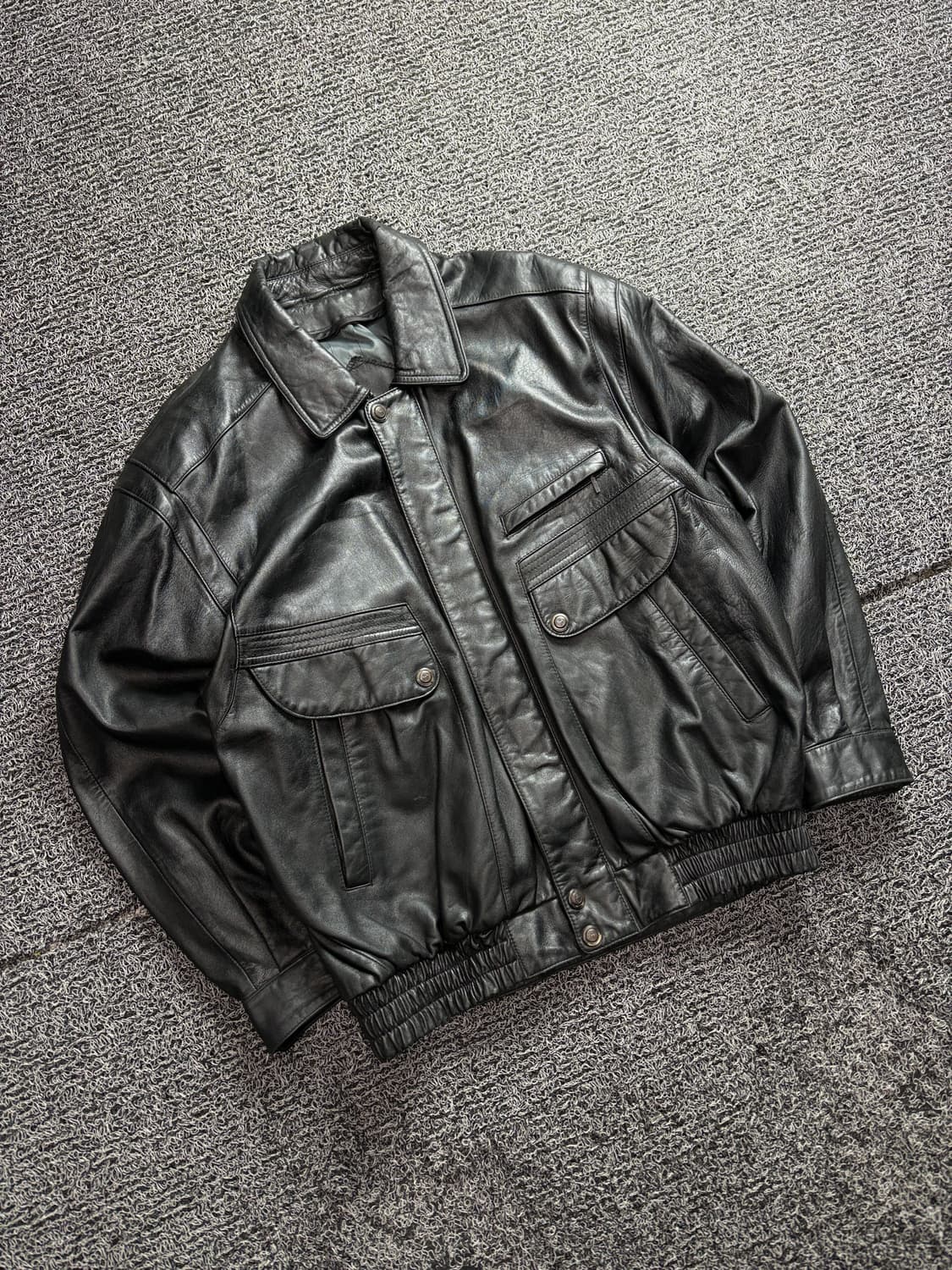빈티지 아카이브 양가죽 봄버 자켓 2852 상품이미지1