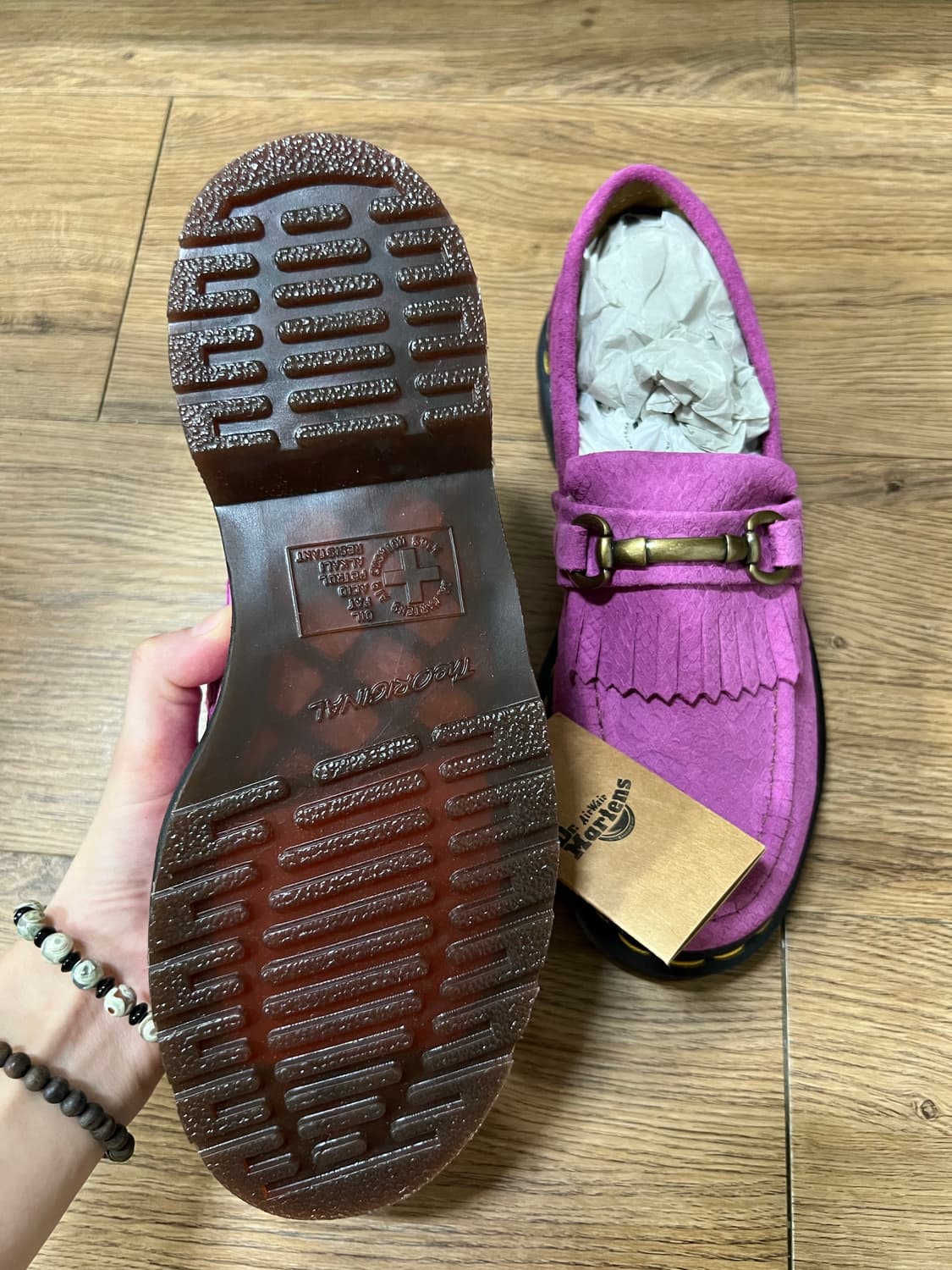 닥터마틴 Adrian 핑크 로퍼 5사이즈 새상품 상품이미지3