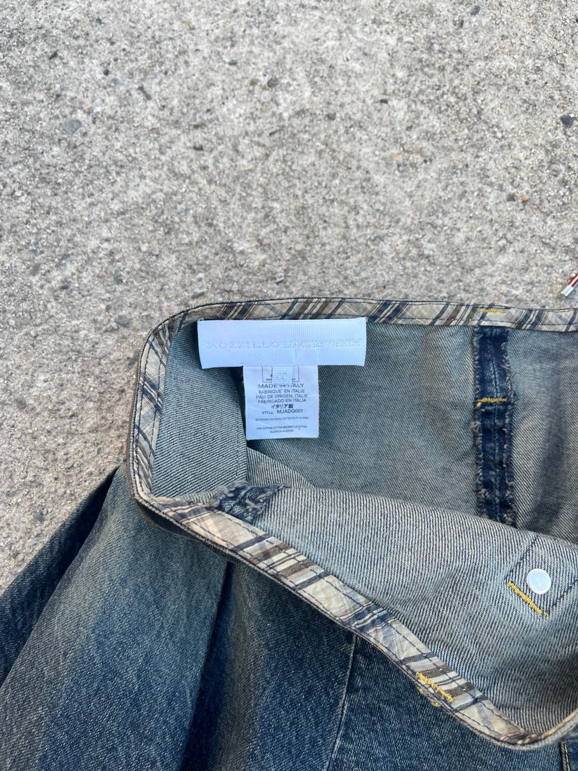 MOZZILLO (Made in Italy) 데님 스커트 상품이미지5