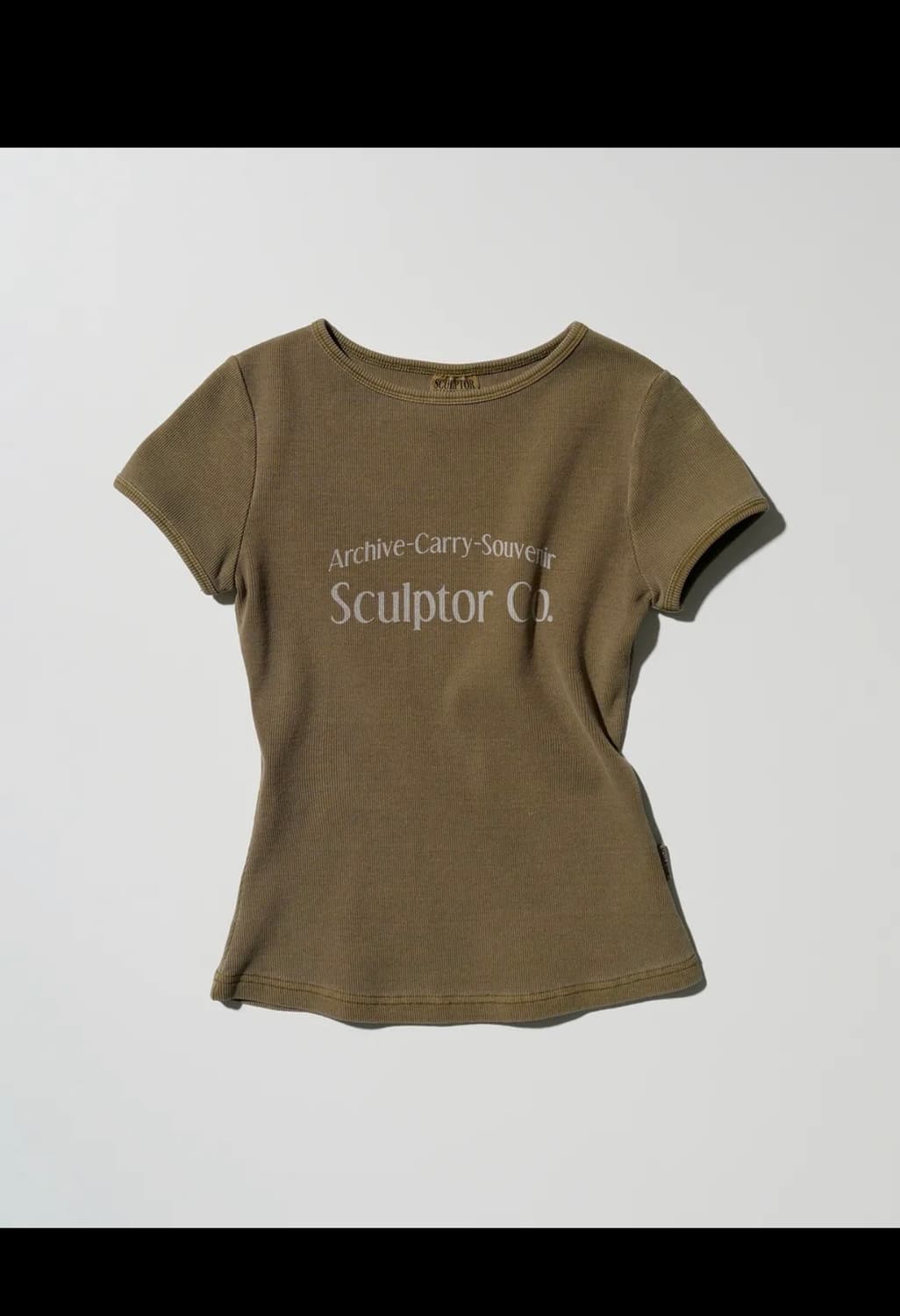 스컬프터 Archive Pigment Baby Tee Dusty Brow 상품이미지1