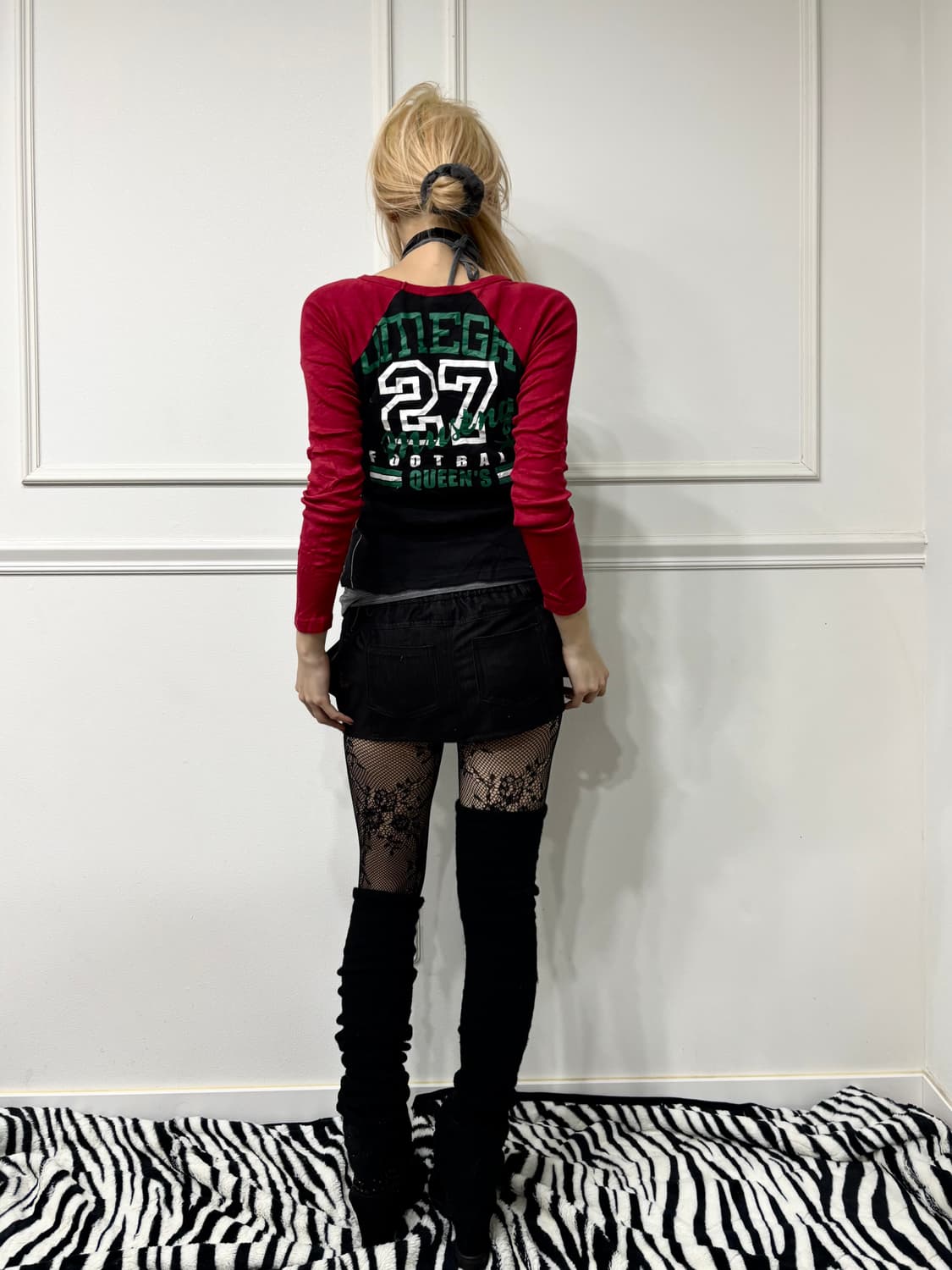 Kitsch Print Slim Fit Sleeve 상품이미지3