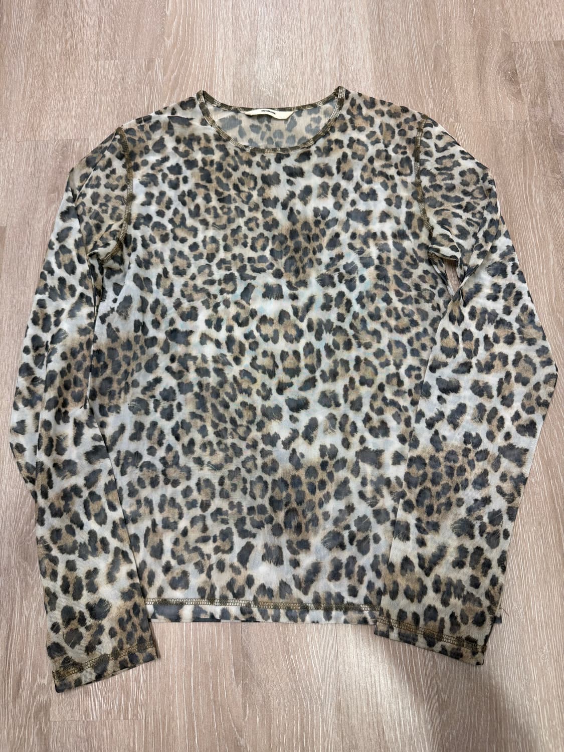 Standalone 스탠드얼론 레오파드 레이어드 롱슬리브 상품이미지1